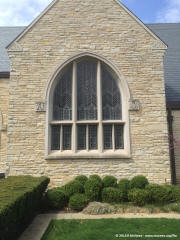 Prairie architecture artglass - George Elmslie - First Congregational Church, Western Springs, IL
