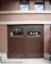 FLW Robie House - Chicago - Garage Door