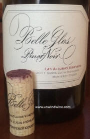 Belle Glos Las Alturas Vineyard Santa Maria Valley Santa Barbara County Pinot Noir 2011