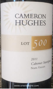 Cameron Hughes Napa Valley Cabernet Sauvignon Lot 500 2011