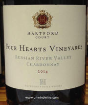 Hartford Four Hearts Vineyard RRV Chardonnay 2014