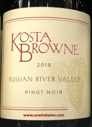 Kosta Browne Russian River Valley Pinot Noir 2018