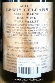 Lewis Cellars Alec's Blend Napa Valley Red Wine 2017