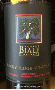 Robert Biale Rocky Ridge Vineyard Zinfandel 2012