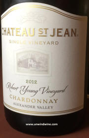 Chateau St Jean Robert Young Vineyard Chardonnay 2012