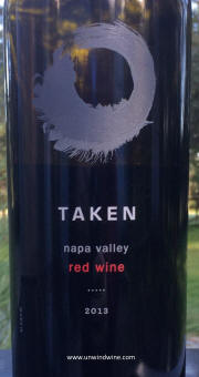 Taken Napa Valley Red Wine 2013
