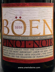 Boen Tri-appellation California Pinot Noir 2020