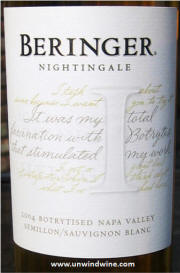 Beringer Nightingale Napa Valley Botrytised Semillon Sauvignon Blanc 2004