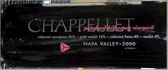 Chappellet Pritchard Hill Napa Valley Cabernet Sauvignon 2000