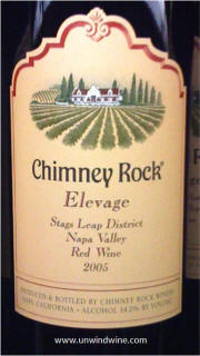 Chimney Rock Elevage Red Wine 2005