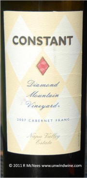 Constant Diamond Mountain Cabernet Franc 2007