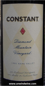 Constant Diamond Mountain Vineyards Red Wine 1995