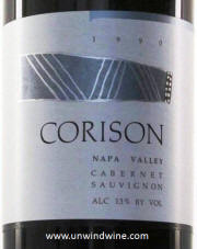 Corison Napa Valley Cabernet Sauvignon 1990
