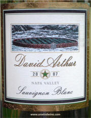 David Arthur Napa Valley Sauvignon Blanc 2007