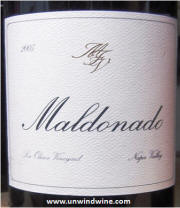 Maldonado Los Olivos Vineyard Napa Valley Pinot Noir 2005 