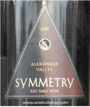 Rodney Strong Alexander Valley Symmetry Red Wine 1996