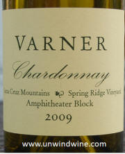 Varner Santa Cruz Mtn Chardonnay 2009