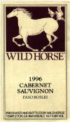 Wild Horse Paso Robles Cabernet 1996