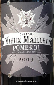 Vieux Maillet Pomerol 2009