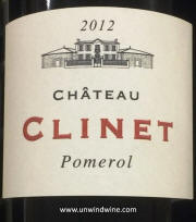 Chateau Clinet Pomerol 2012