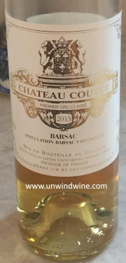 Chateau Coutet Barsac 2013