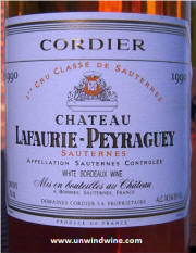 Chateau Lafaurie Peyraguey 1990