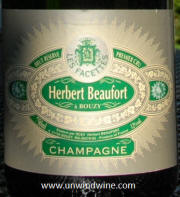 Herbert Beaufort Bouzy Brut Reserve Premiere Cru Champagne