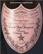 Moet Chandon Dom Perignon 1988