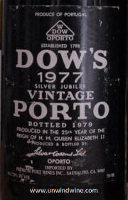 Dows Vintage Port 1977