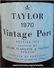 Taylors Vintage Port 1970