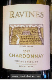 Ravines Finger Lakes Chardonnay 2017