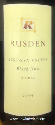 Rusden Black Guts Barossa Shiraz 2004