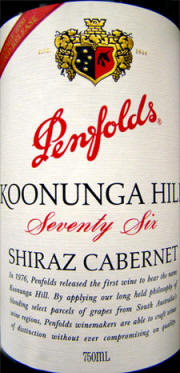 Penfolds Koonunga Hill 'Seventy Six' 2006