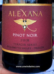 Alexana Terroir Series Willamette Pinot Noir 2018