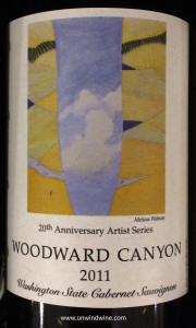 Woodward Canyon Washington State Cabernet Sauvignon Artist Series #20 2011