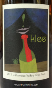 Klee Willamette Pinot Noir 2011