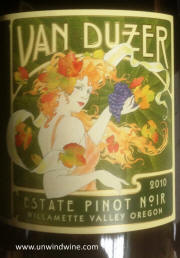 Van Duzer Willamette Valley Pinot Noir 2010