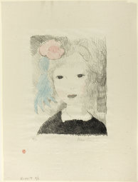 Little Girl with a Rose, plate from La Vie de Chateau