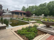 Frank Lloyd Wright Wichita Allen House Wichita Tea House Garden Pond