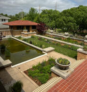 Frank Lloyd Wright Wichita Allen House Wichita Teahouse Pond Garden Patio