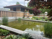 Frank Lloyd Wright Wichita Allen House Wichita Tea House Pond Garden