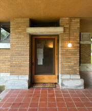 Frank Lloyd Wright Allen House, Wichita, KS Front Entry Door