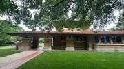 Frank Lloyd Wright Allen House, Wichita, KS Front East Reception
