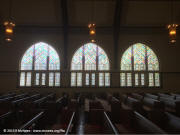 Prairie architecture artglass windows - First Congregational Church Western Springs, IL