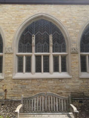 Prairie architecture artglass - George Elmslie - First Congregational Church, Western Springs, IL
