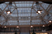 Frank Lloyd Wright interior lobby design - Rookery Building Lobby Ceiling, Chicago - 0825