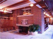 Frank Lloyd Wright Robie House - Living Room Fireplace
