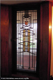 Frank Lloyd Wright Robie House Window