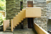Frank Lloyd Wright's Fallingwater, Mill Run, PA - Mid Floor Side Terrace