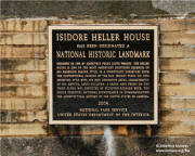 FLW Heller House National Historic Landmark Plaque on McNees.org/wrightsite